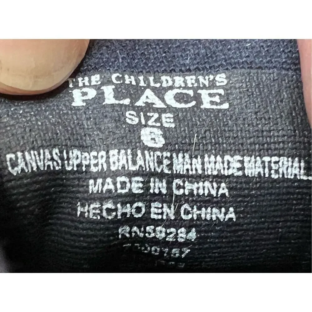 The Children's Place Mid Rockstar Blue High Top Sneaker Toddler 6 Rockabilly‎